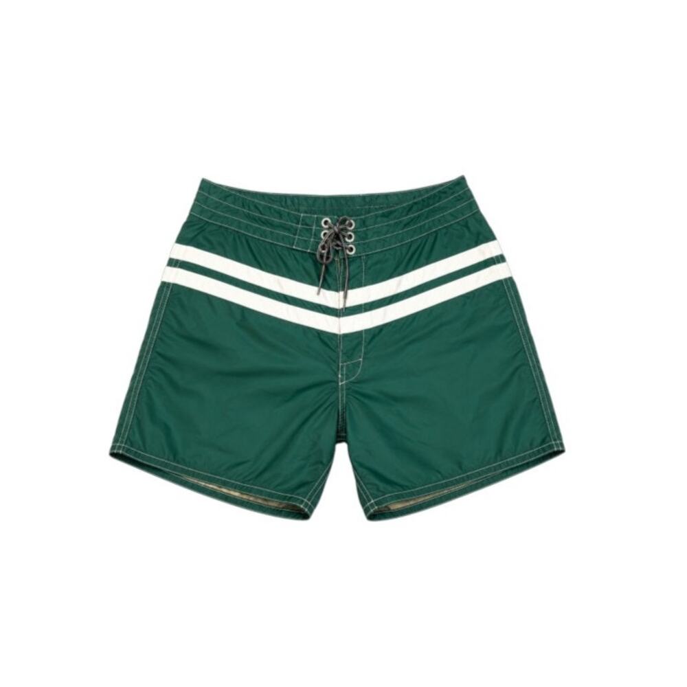 Birdwell Beach Britches x J.Crew 2015 Green Board Shorts Size 29 Made in USA